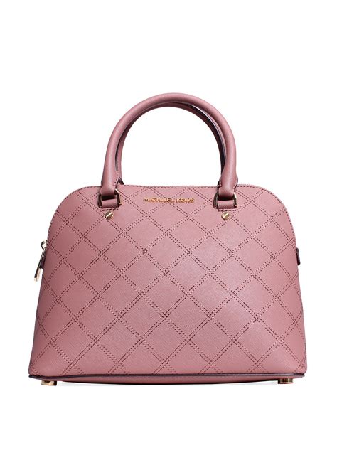 michael kors dusty rose|Rose Medium Quilted Shoulder Bag .